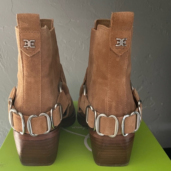 Sam Edelman Bellamie Leather Bootie. - Camel - Picture 4 of 5